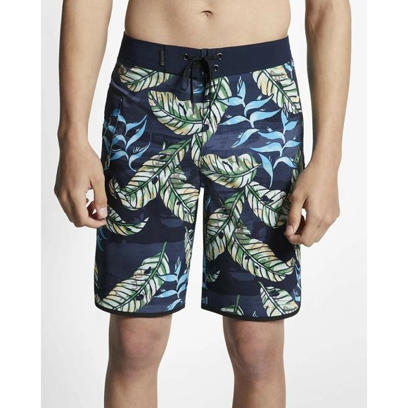 Hurley Men's Phantom Electric 20" Boardshorts - Obsidian
